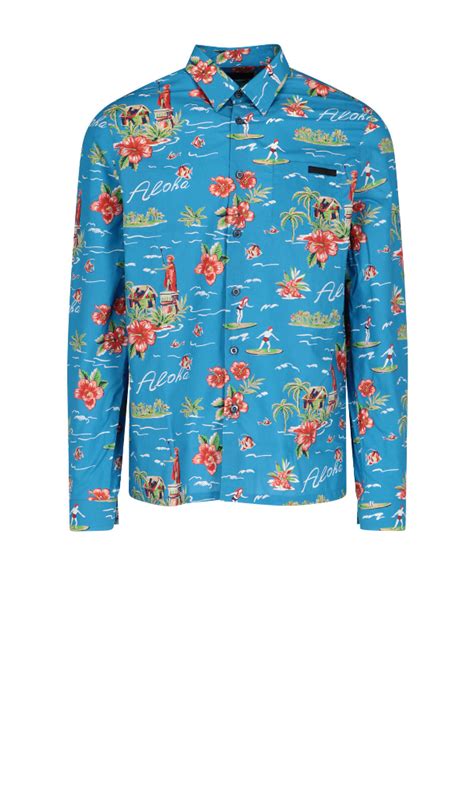 prada pocket t shirt|prada hawaiian shirts.